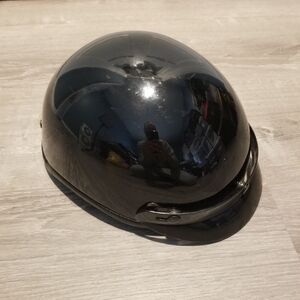 Bell 06 DOT Bandito Motorcycle Helmet Half Helmet With Visor Size Large Black